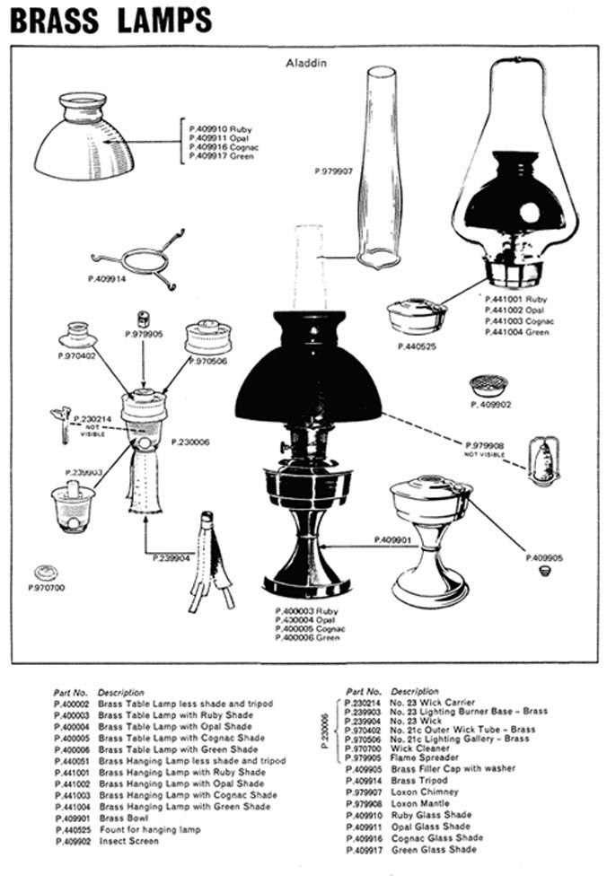 Aladdin 23 exploded view